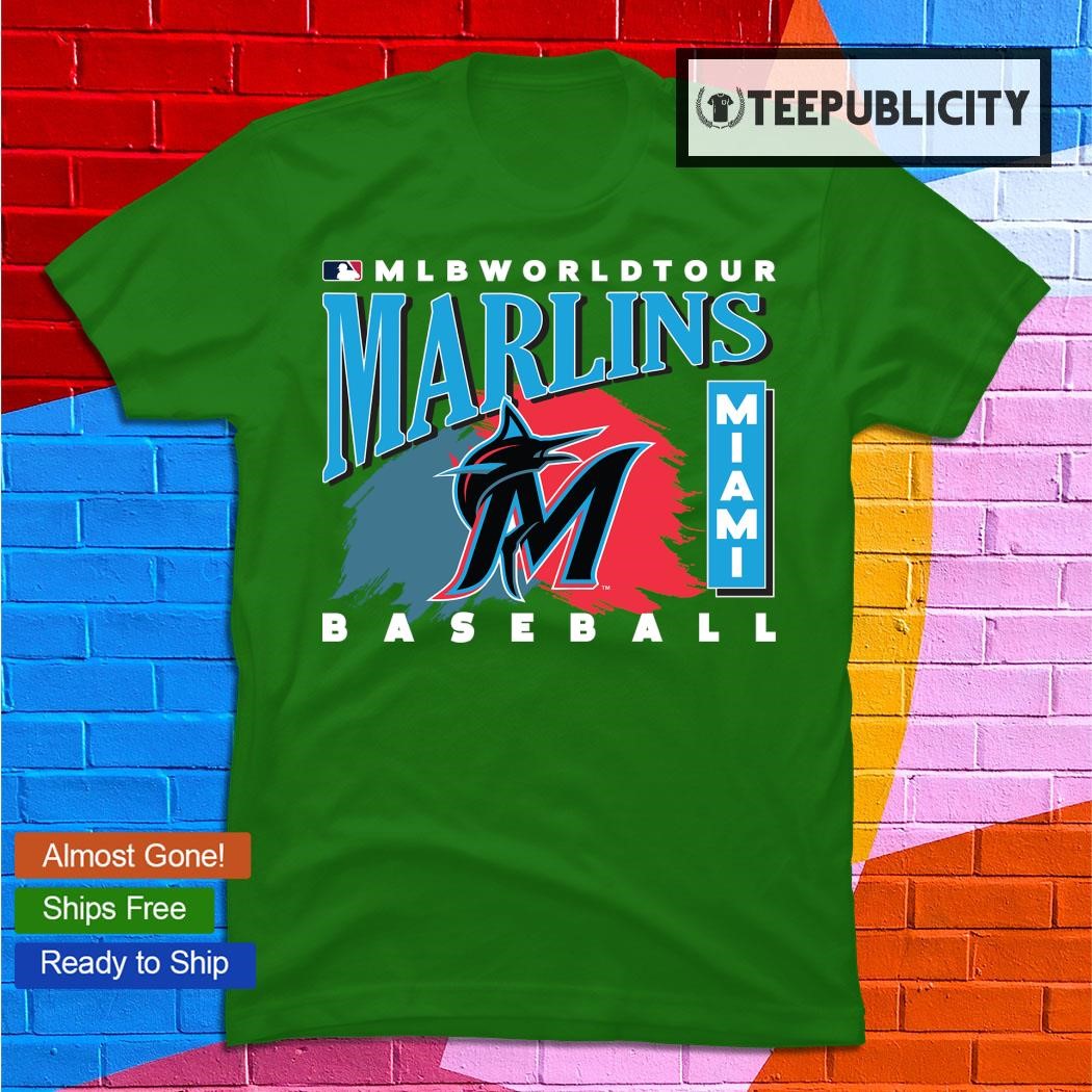 MLB World Tour Miami Marlins logo T-shirt, hoodie, sweater, long