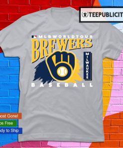 MLB World Tour Milwaukee Brewers logo T-shirt, hoodie, sweater, long sleeve  and tank top