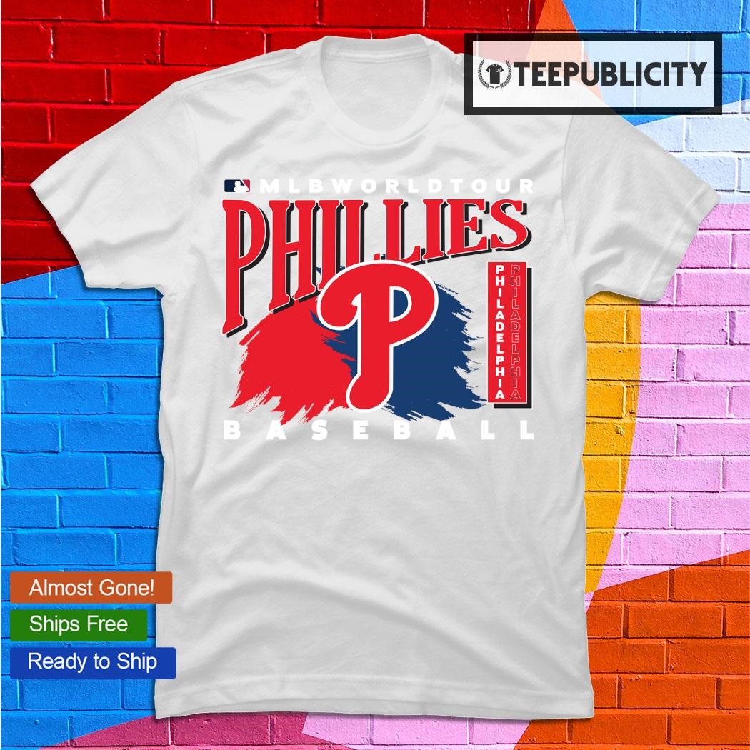 Philadelphia Phillies MLB Men's Red V-Neck Shirt Baseball Size