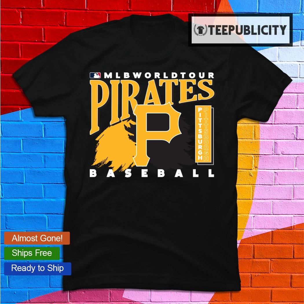 MLB Pittsburgh Pirates Women's Short Sleeve V-Neck Fashion T-Shirt - M