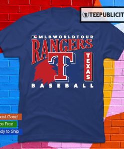 MLB Texas Rangers Men's Short Sleeve V-Neck Jersey - M