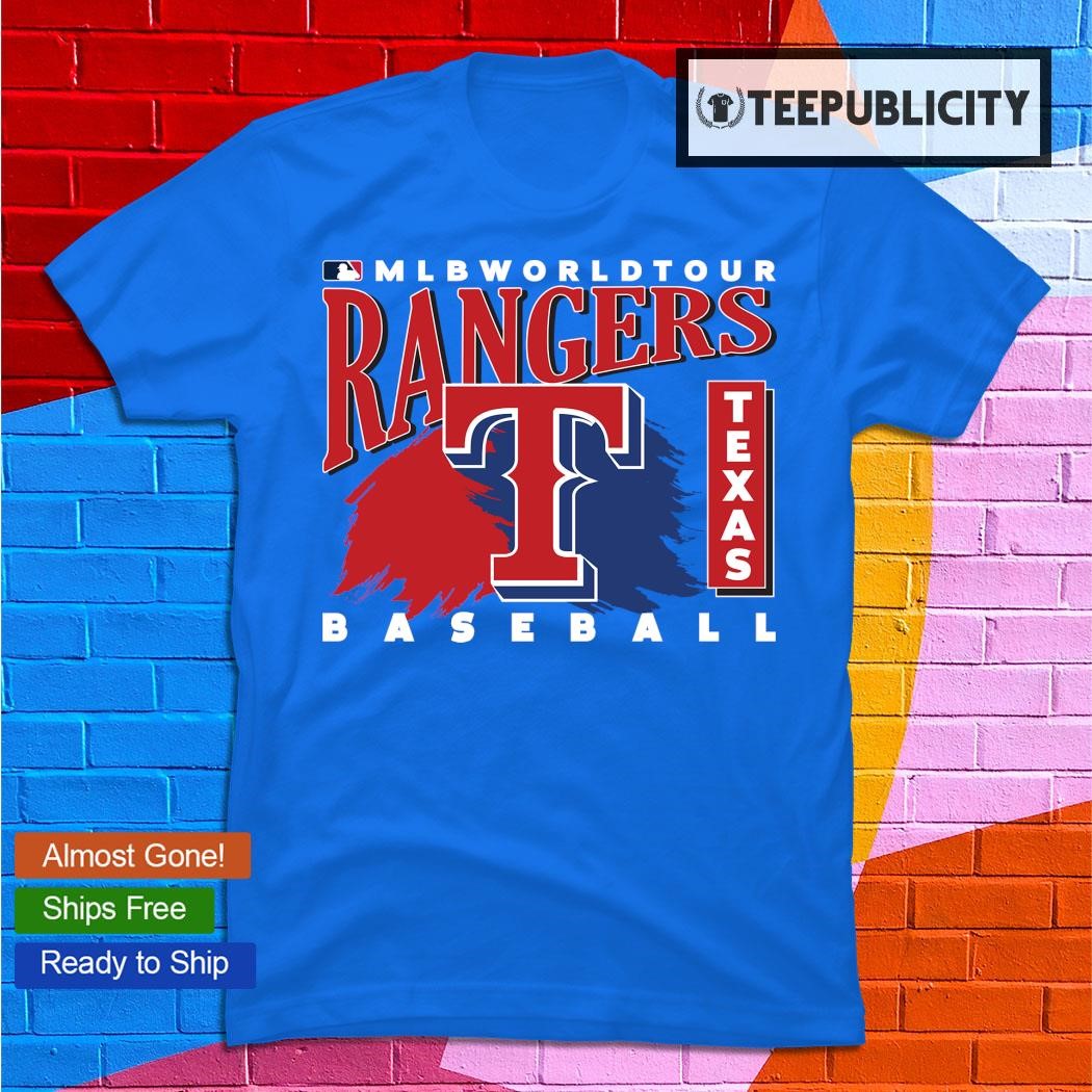 Klew MLB Men's Texas Rangers Big Logo Tank Top Shirt, Red - Large