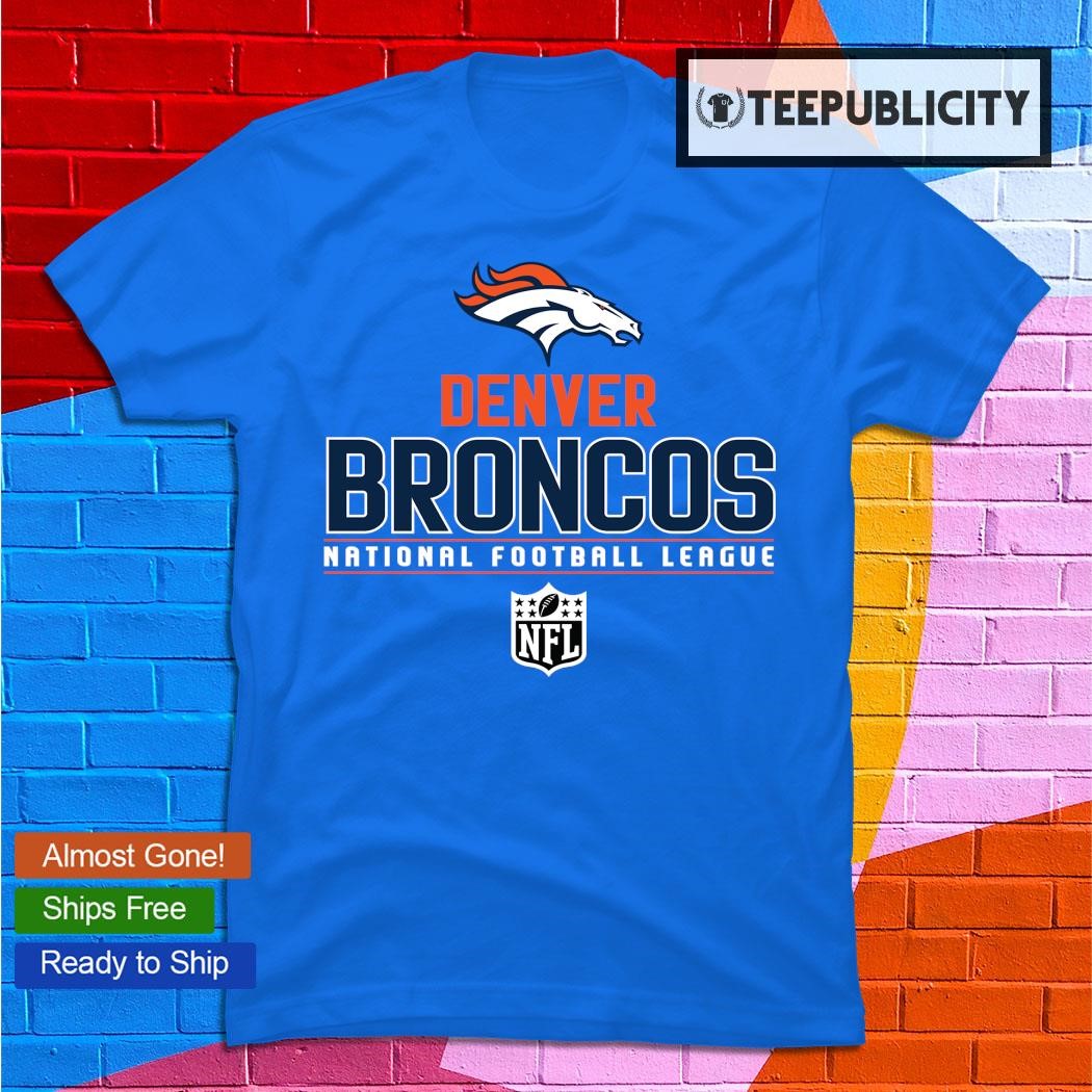 Team Fan Apparel Denver Broncos NFL Adult Property of T-Shirt - Sport Gray Adult Medium