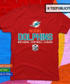 Miami Dolphins Mens T-Shirt NFL Team Apparel size XXL Grey