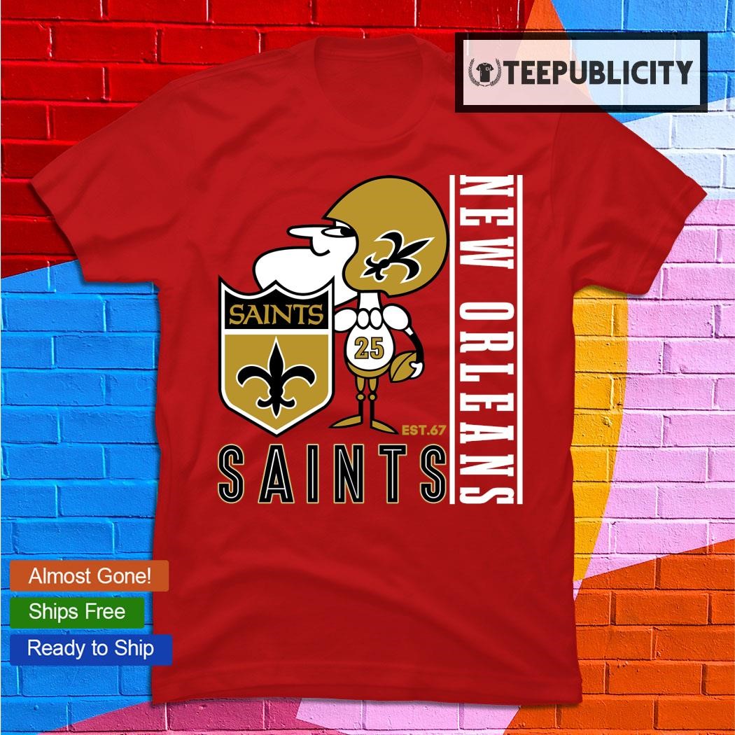 New Orleans Saints 4 Life logo shirt S - 5XL!!! Fast Ship!