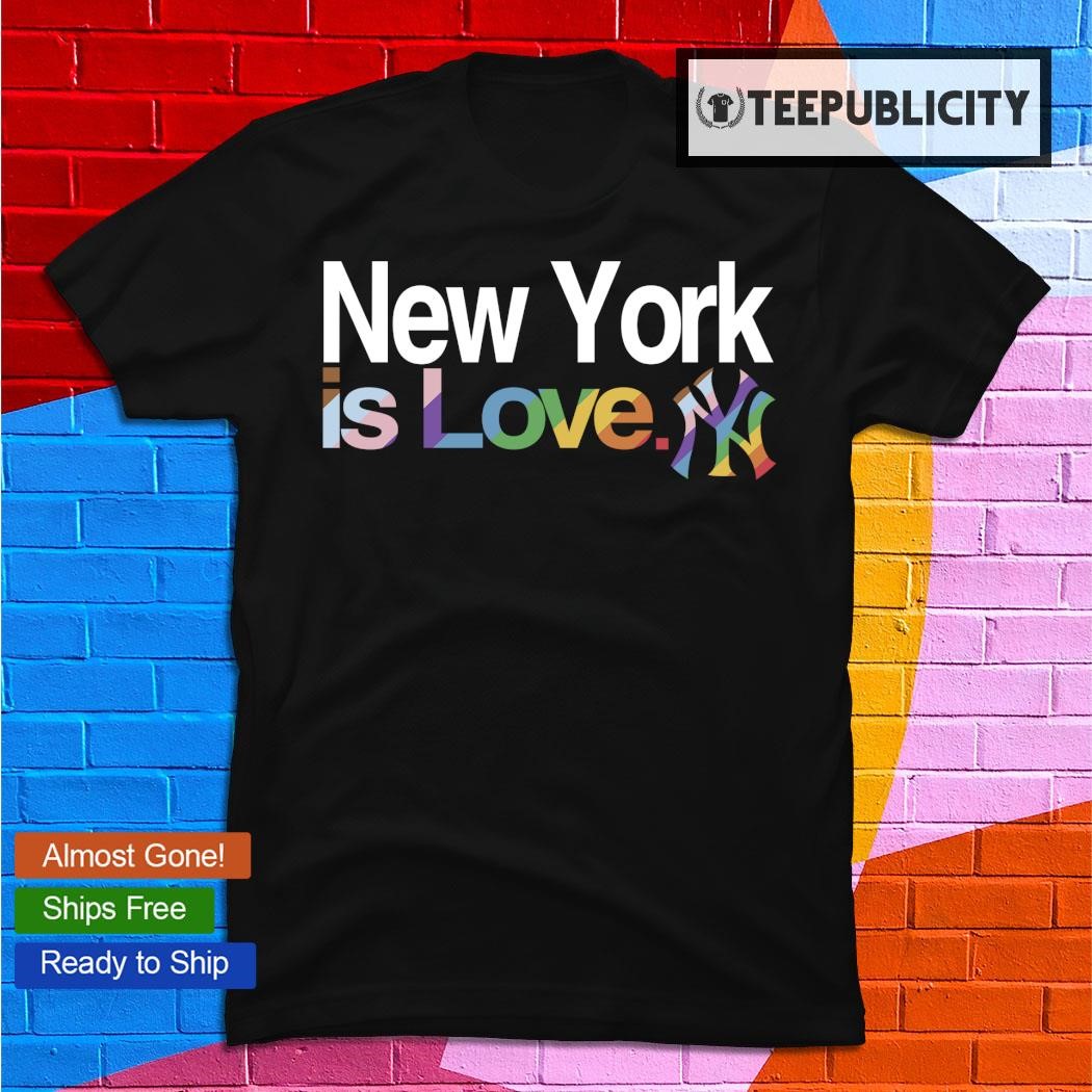 LGBT New York Yankees is love city pride shirt, hoodie, longsleeve tee,  sweater