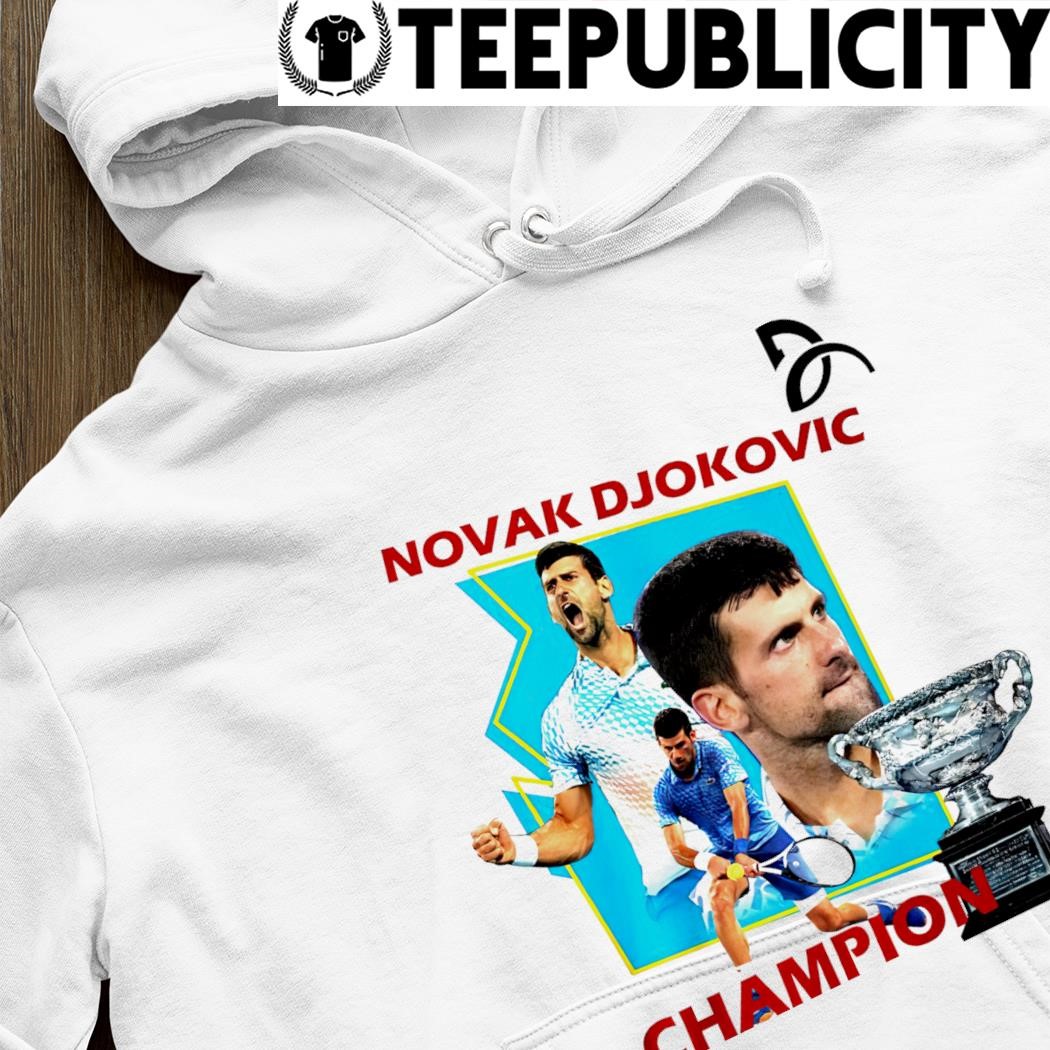 Novak Djokovic Champion 2023 live art shirt, hoodie, sweater, long sleeve and tank top