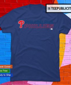 Philadelphia Phillies Men Blue T-Shirt