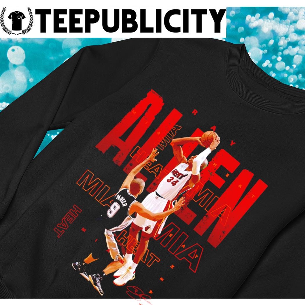 Ray Allen Miami Heat game winner signature 2023 shirt, hoodie