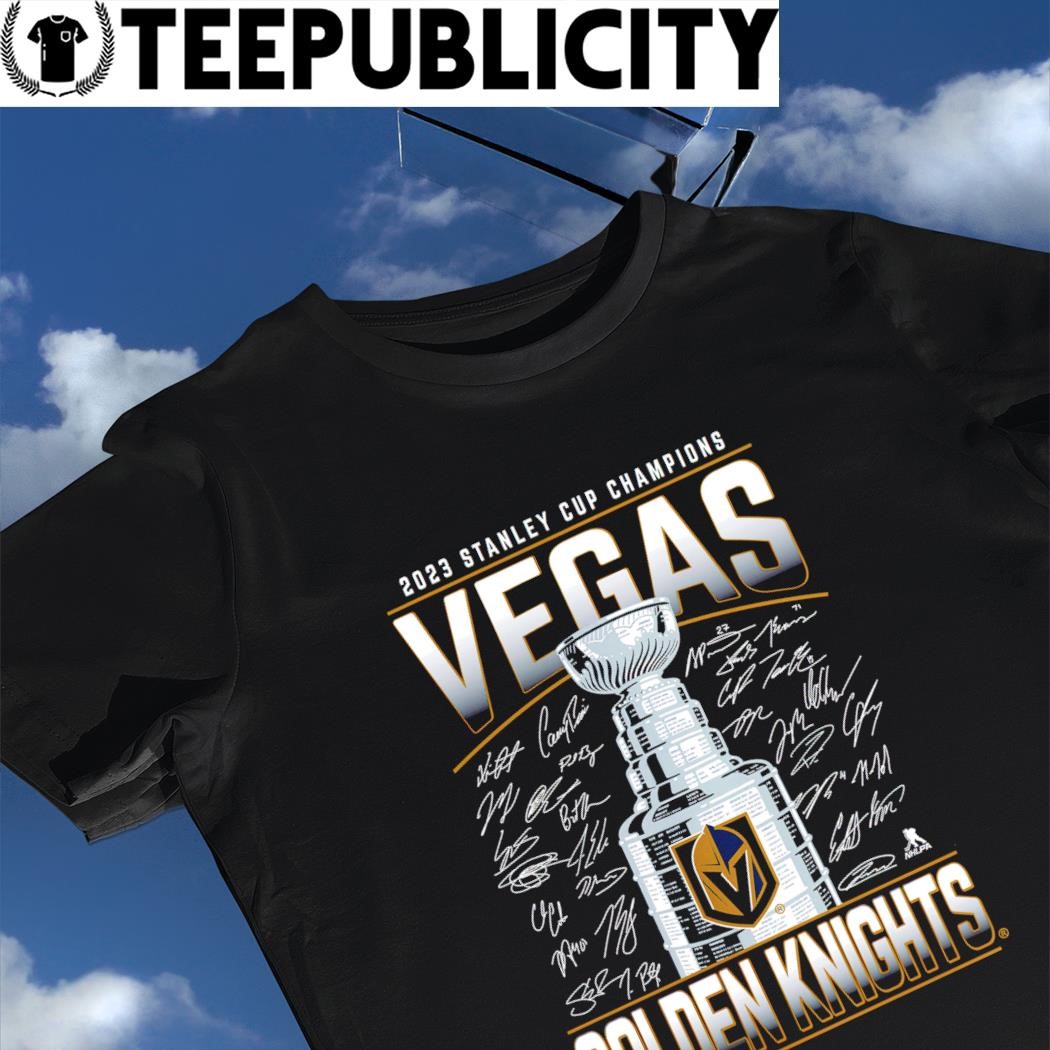 Vegas Golden Knights Shirt, Team Stanley Cup Champions 2023 Signatures  Sweatshirt - Family Gift Ideas That Everyone Will Enjoy