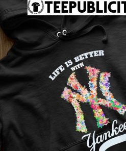 yankees mlb floral graphic
