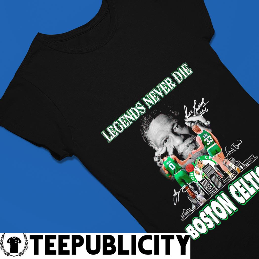 Jayson Tatum And Larry Bird Legends Never Die Boston Celtics