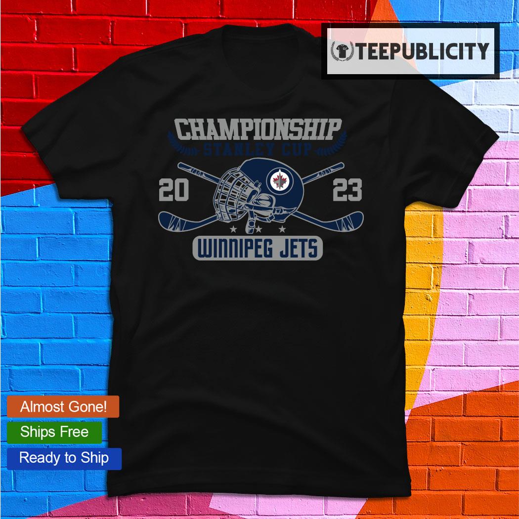 Winnipeg Jets ice hockey 2023 Championship Stanley Cup logo T