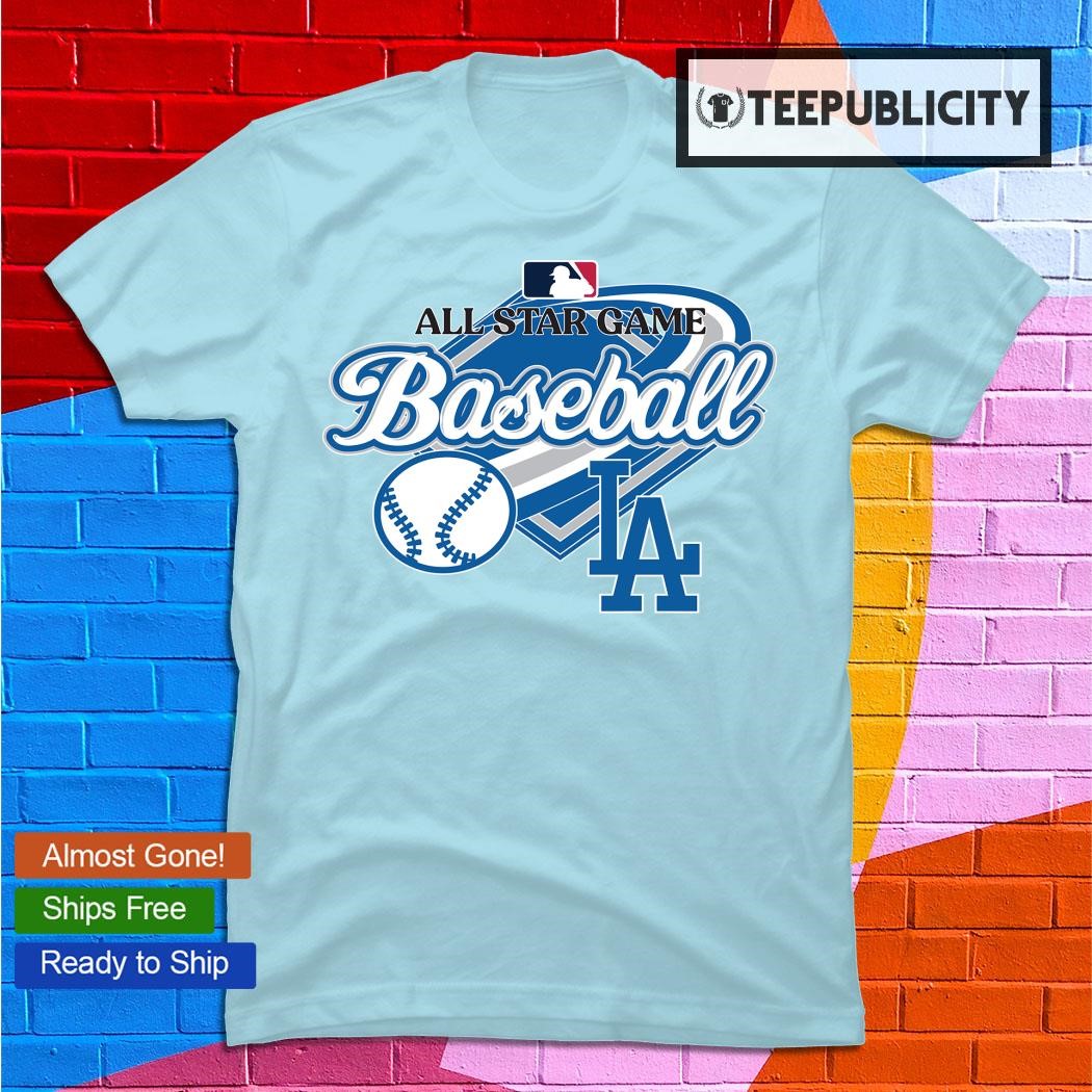 LA Dodgers Logo Short Sleeve Blue T-Shirt