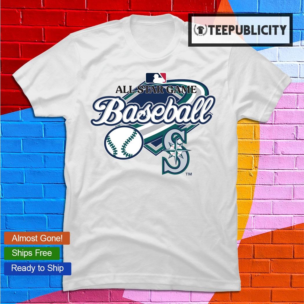 All Star Game Baseball Seattle Mariners logo T shirt - Limotees