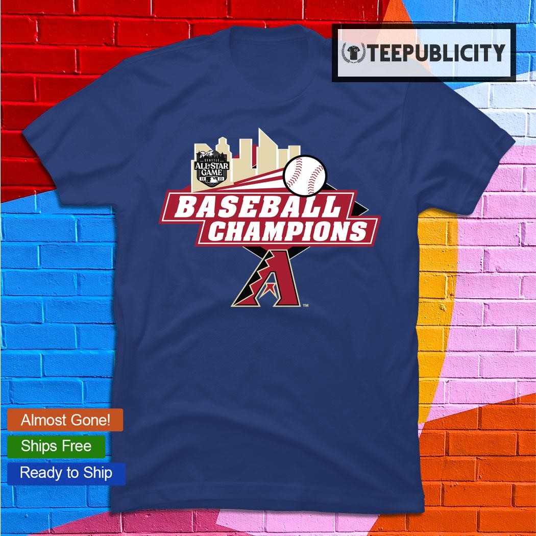 All Star Game Baseball Arizona Diamondbacks logo T shirt - Limotees