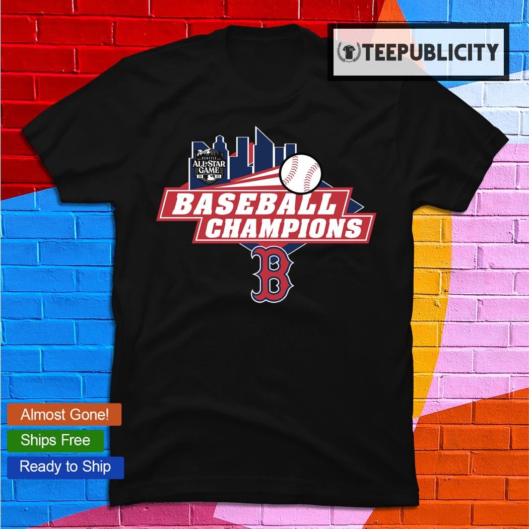 Baseball Champion Boston Red Sox All Star Game logo T-shirt