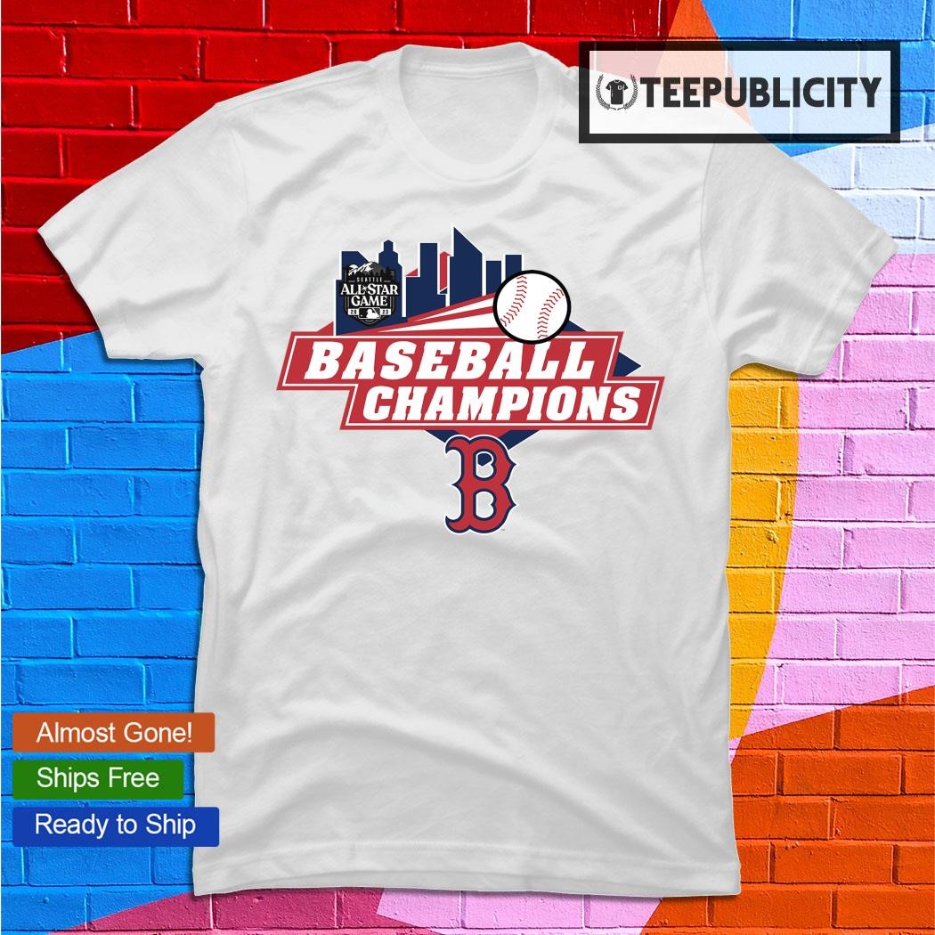 Baseball Champion Boston Red Sox All Star Game logo T-shirt