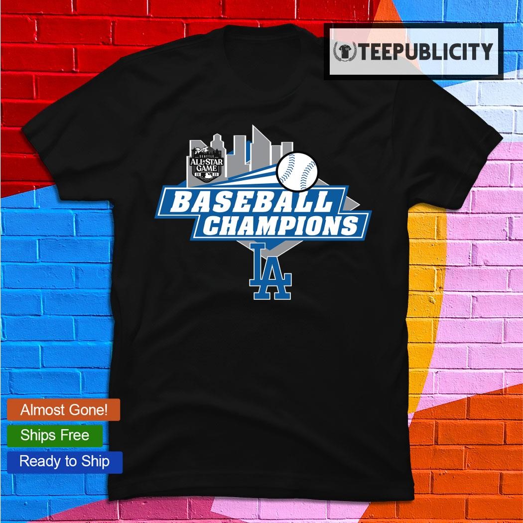 Baseball Champion Los Angeles Dodgers All Star Game logo T-shirt