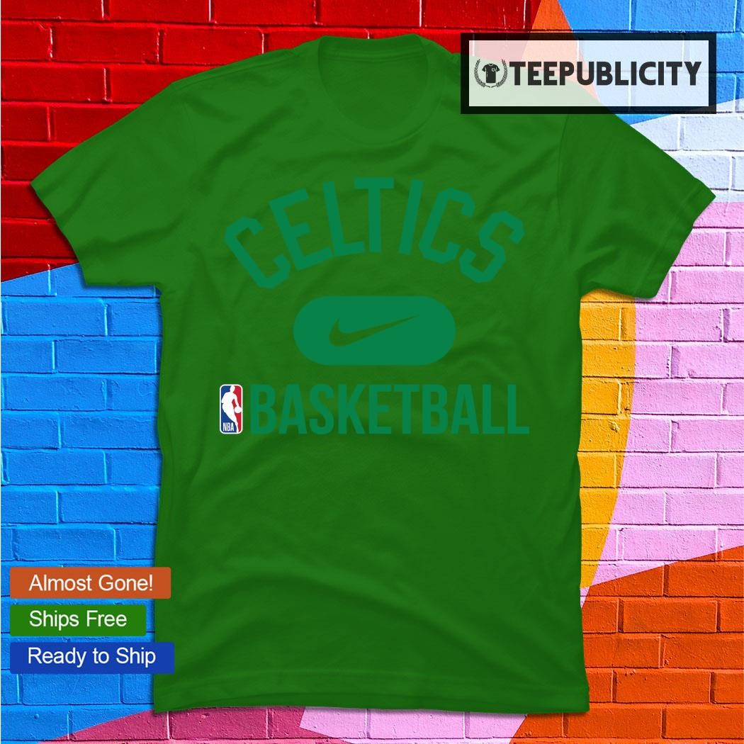 Nike Logo Boston Celtics Shirt - High-Quality Printed Brand