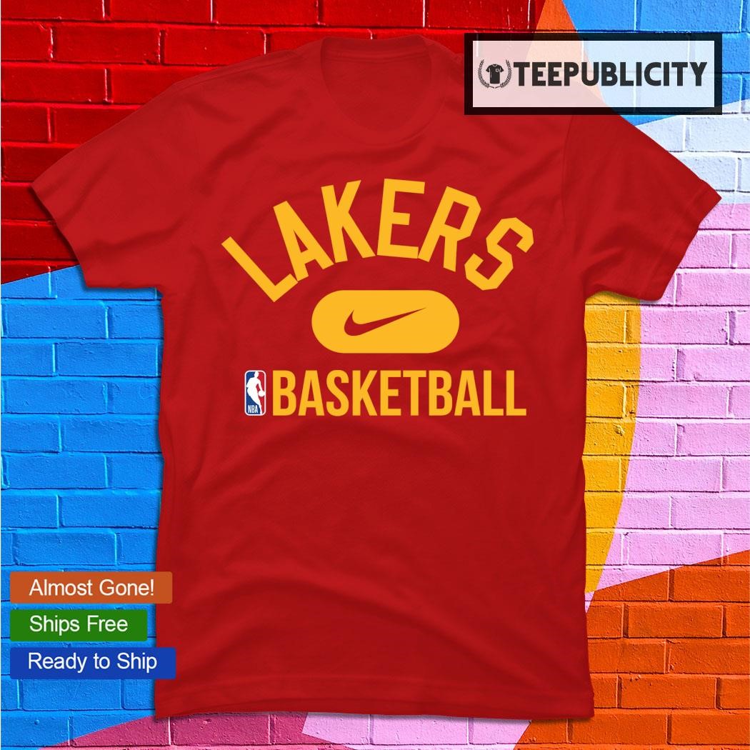 lakers t shirt red