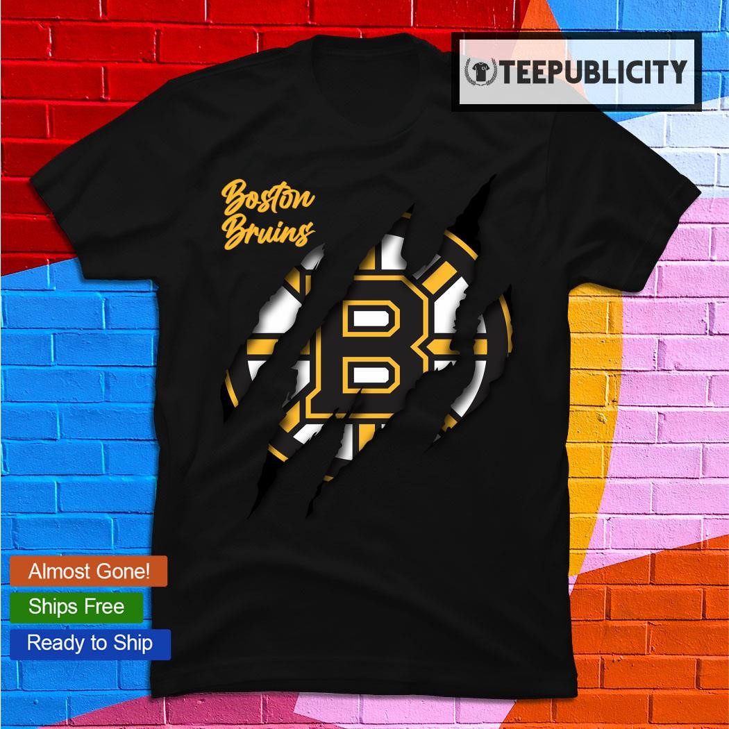 Boston Bruins Logo Black And White - Boston Bruins - Free