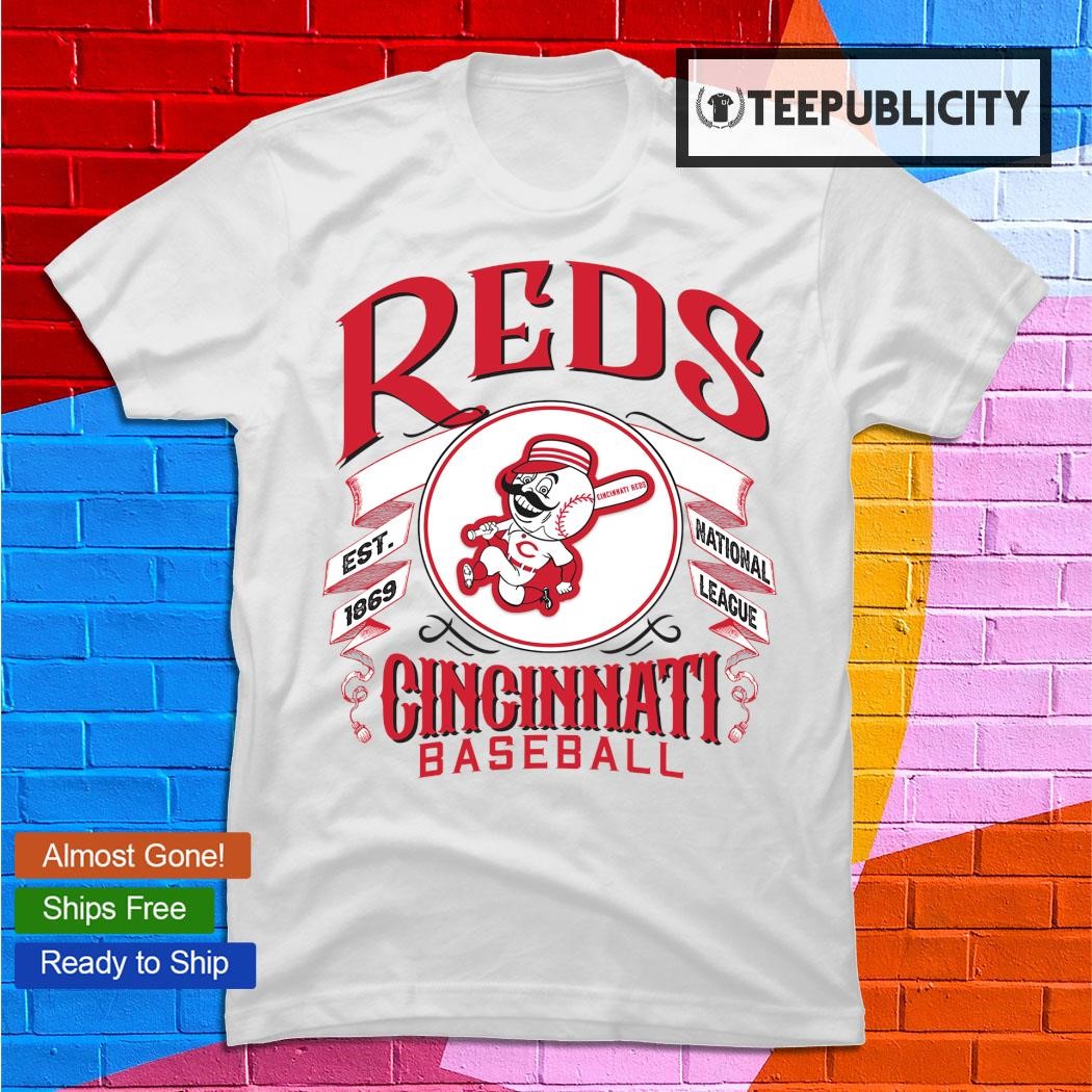 Men's Cincinnati Reds white Pullover Throwback VINTAGE Baseball