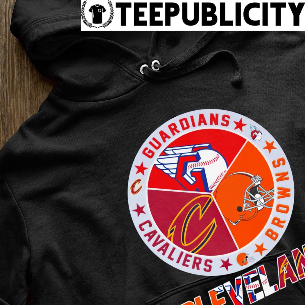Cleveland Guardians Cleveland Browns Cleveland Cavaliers logo Cleveland  city 2023 shirt, hoodie, sweater, long sleeve and tank top