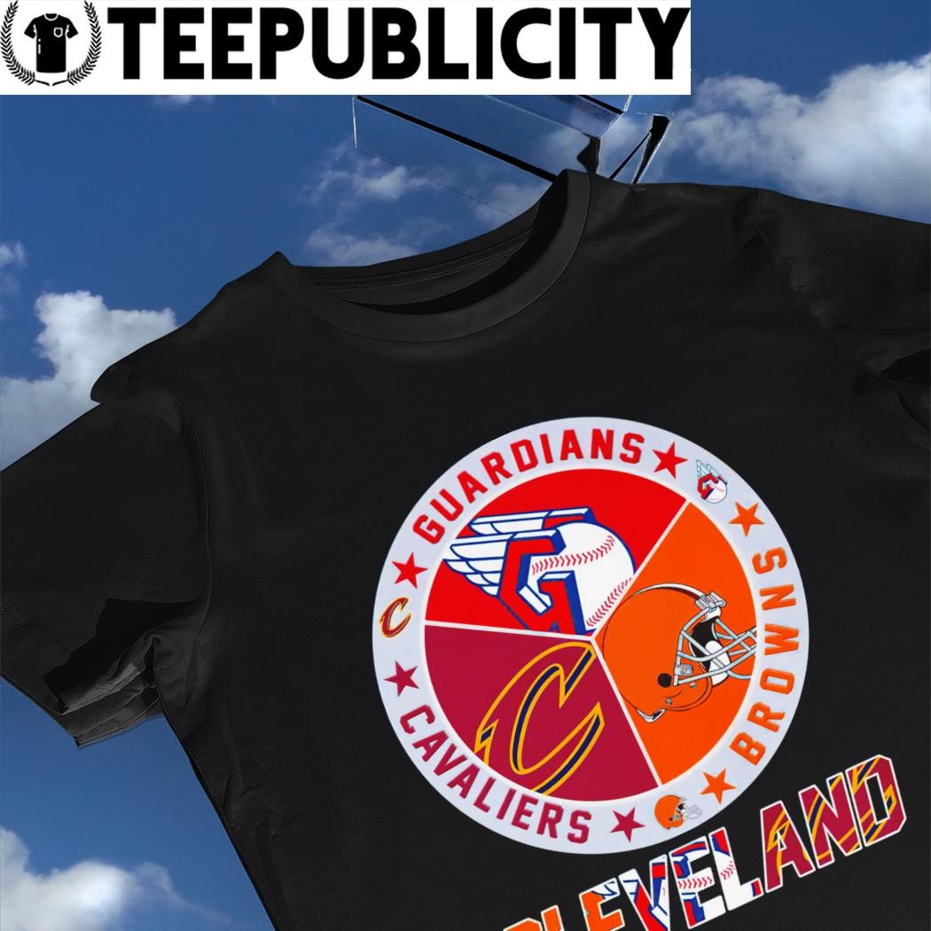 Cleveland Browns Cleveland Indians Cleveland Cavaliers logo shirt