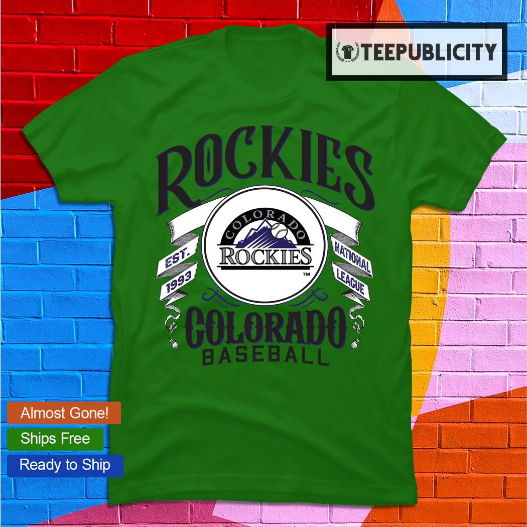 Colorado Rockies National League retro logo T-shirt, hoodie