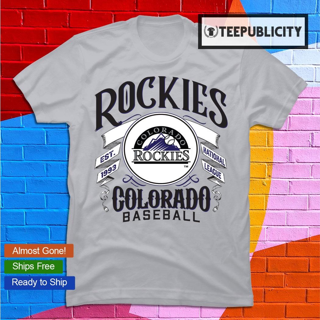 Colorado Rockies National League retro logo T-shirt, hoodie, sweater, long  sleeve and tank top