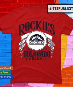 Colorado Rockies National League retro logo T-shirt, hoodie