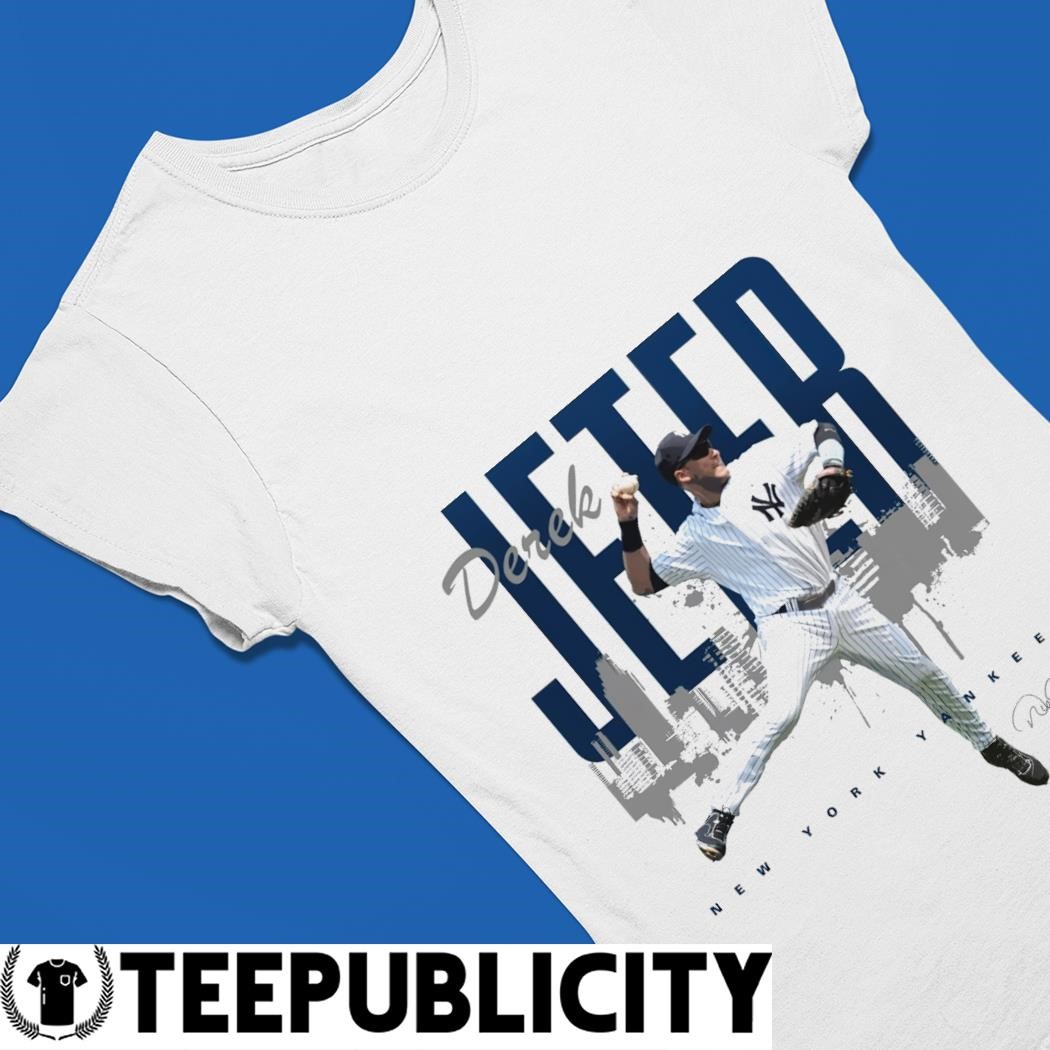 Derek Jeter New York Yankees jump throw signature shirt, hoodie, sweater,  long sleeve and tank top