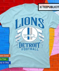 Detroit Lions Men's White Jersey T-Shirt - Vintage Detroit Collection