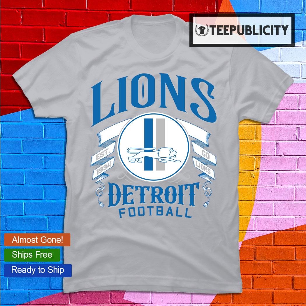 Detroit Lions NFL Go Lions retro logo T-shirt, hoodie, sweater