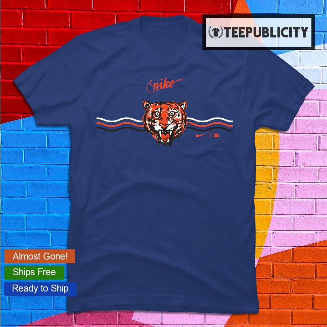 Men's Nike Orange Detroit Tigers New Legend Logo T-Shirt Size: Medium