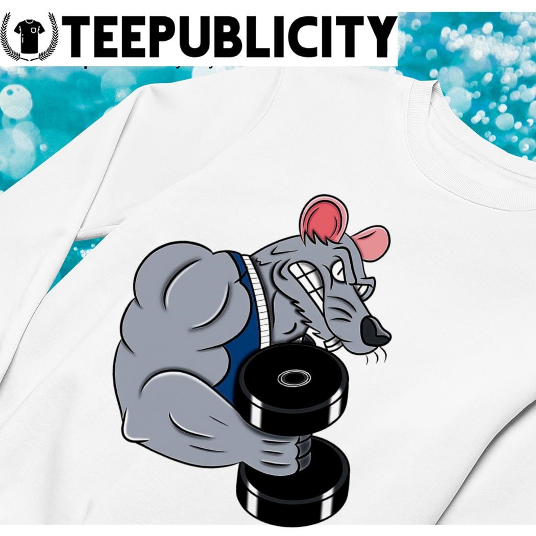 Gym Rat cartoon art shirt, hoodie, sweater, long sleeve and tank top
