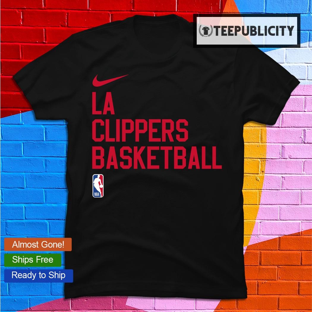 Los Angeles Clippers Red NBA Basketball Short Sleeve T Shirt by Adidas