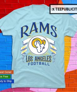 Los Angeles Rams T Shirt  Los Angeles Rams Vintage Logo Tee