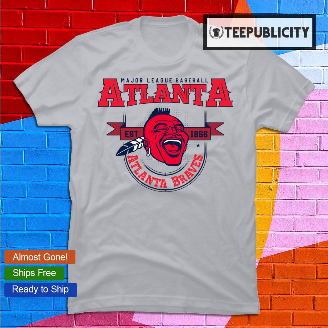 Unique Stylistic Tee Atlanta Braves T-Shirt White 3XL