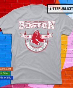 Boston Red Sox T Shirt Men Large Adult Blue MLB Baseball American League  Retro