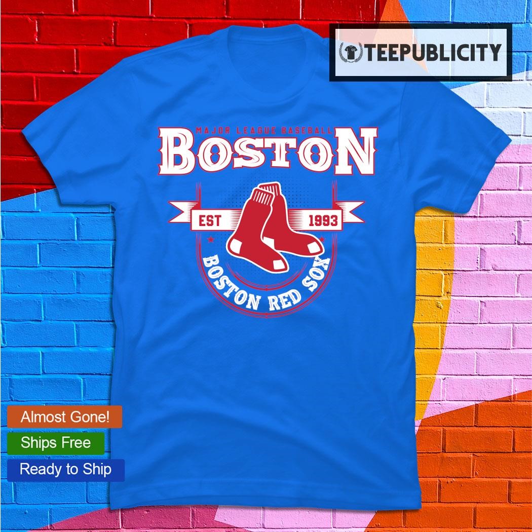Boston Red Sox T Shirt Men XL Adult MLB Baseball Logo Retro Cowboy