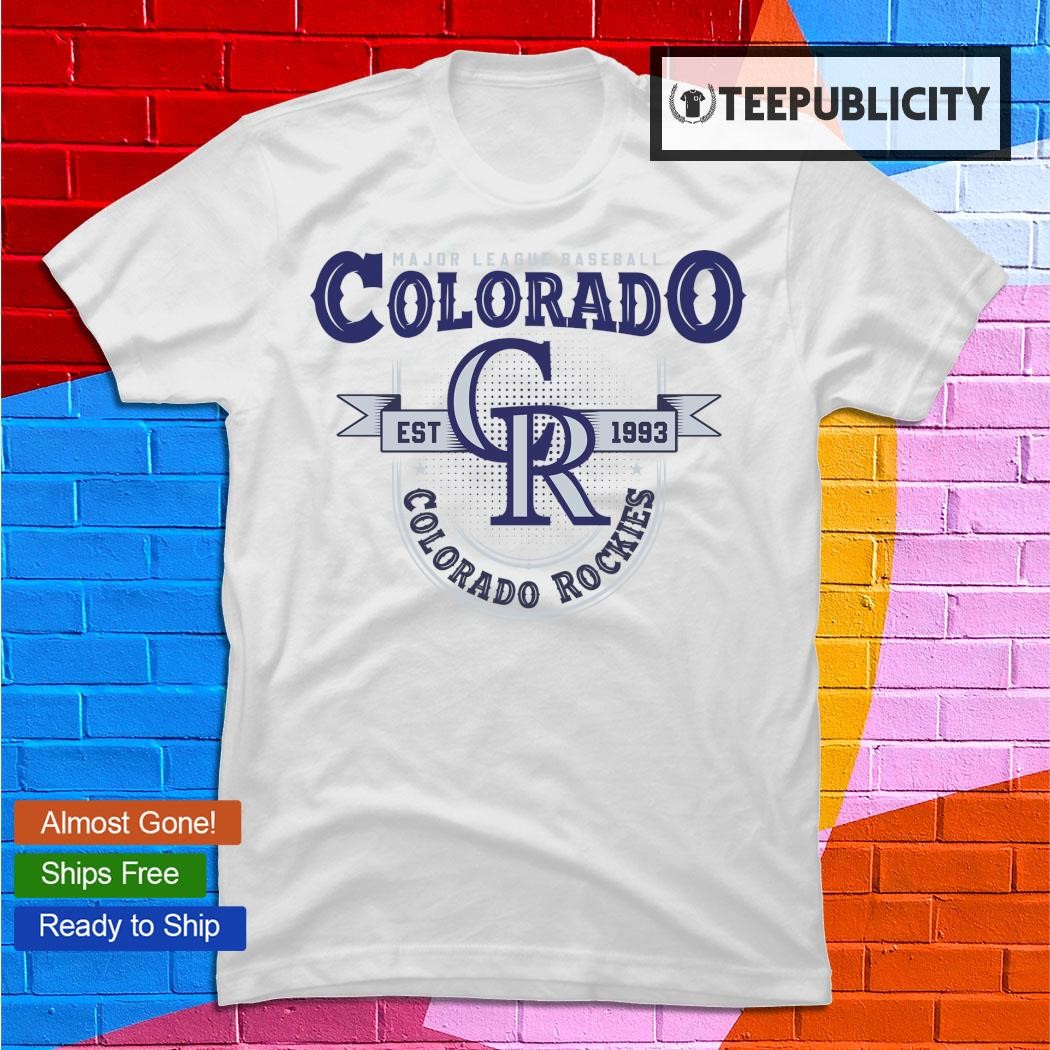 Colorado Rockies National League retro logo T-shirt, hoodie