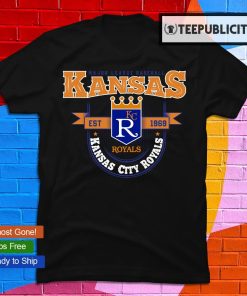 Major League Baseball Kansas City Royals retro logo T-shirt