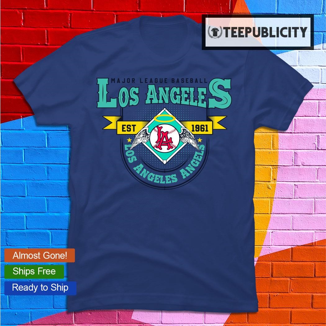 Los Angeles Angels Baseball Love Tee Shirt 3T / Red