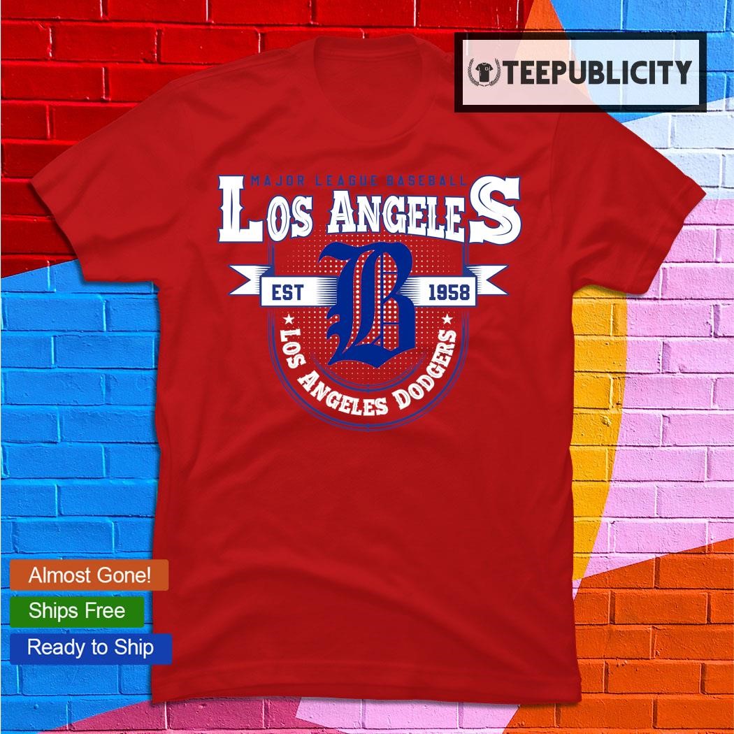 Los Angeles Dodgers National League retro logo T-shirt, hoodie