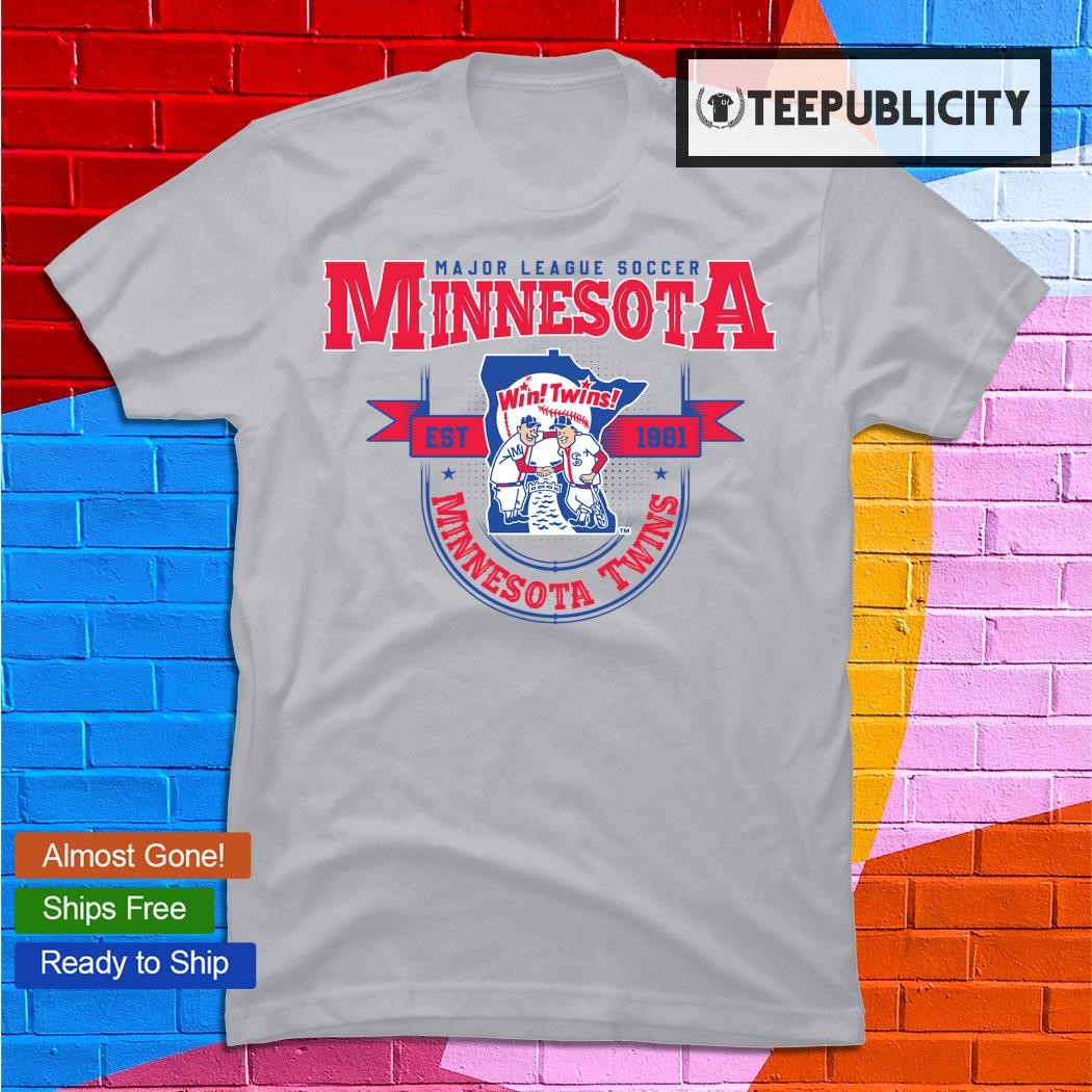 MLB Original Merchandise T-Shirt Navy Blue Baseball Minnesota Twins Graphic  L