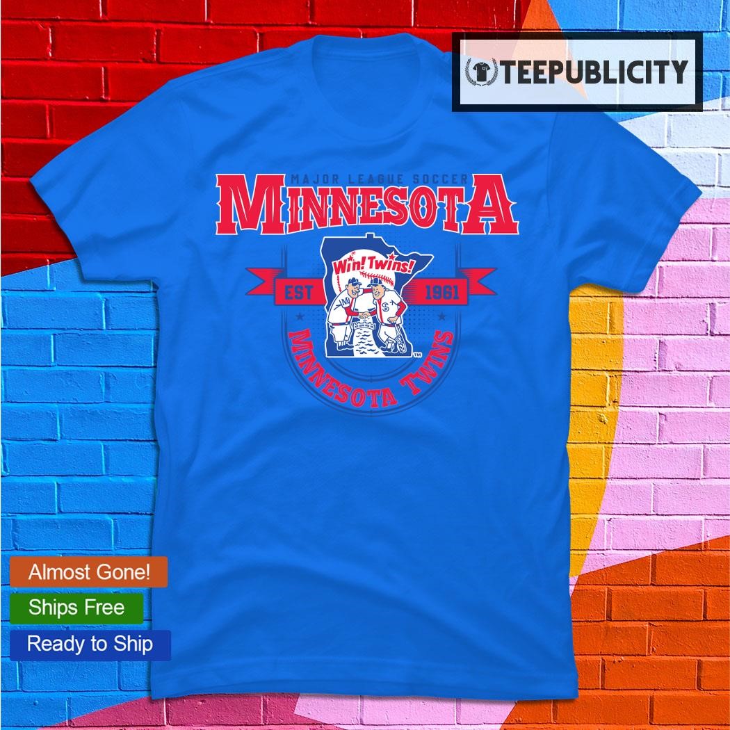 MLB Original Merchandise T-Shirt Navy Blue Baseball Minnesota Twins Graphic  L