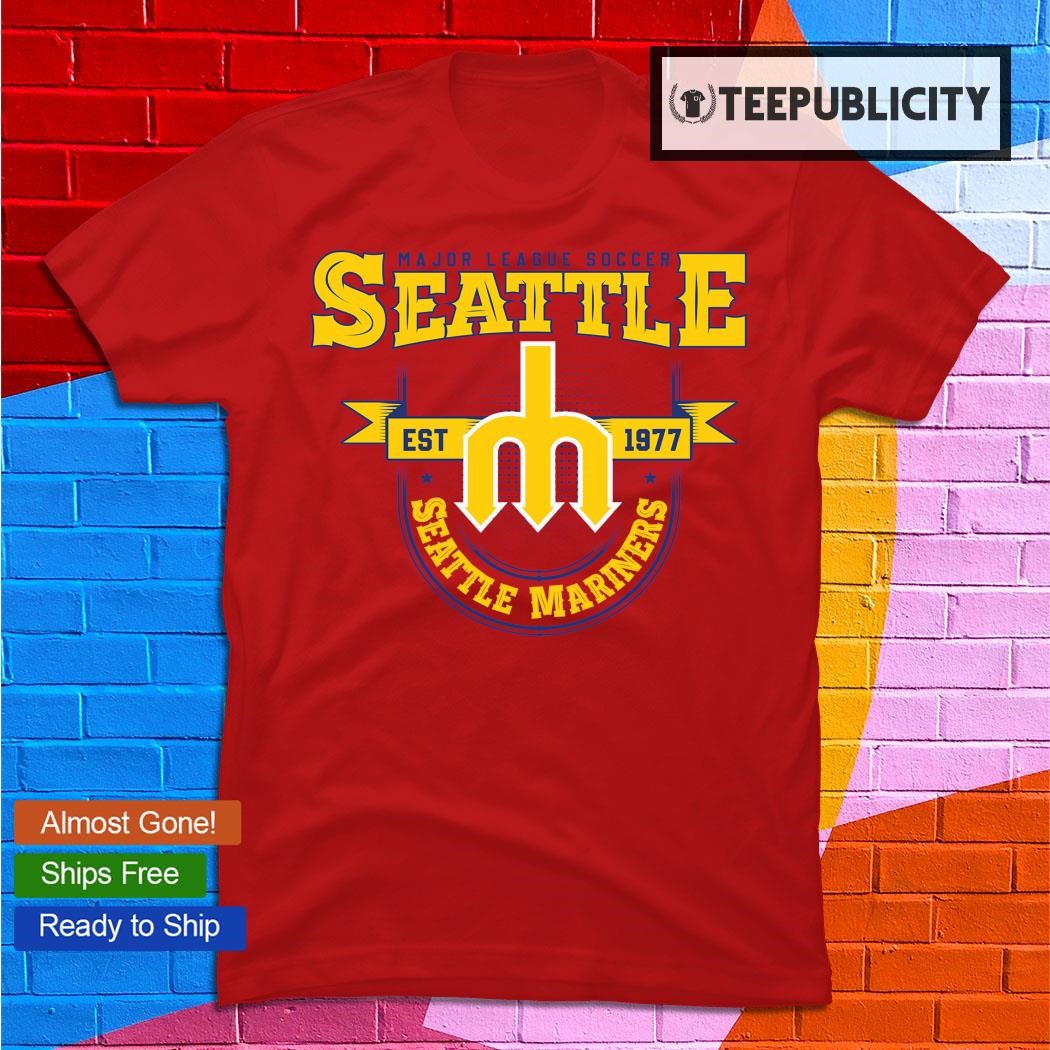Seattle Mariners baseball est 1977 American league logo shirt