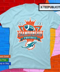 Miami Dolphins 2023 Championship Football NFL logo T-shirt, hoodie,  sweater, long sleeve and tank top